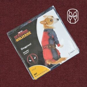 Spirit Dogpool Pet Costume Tag - Black & White